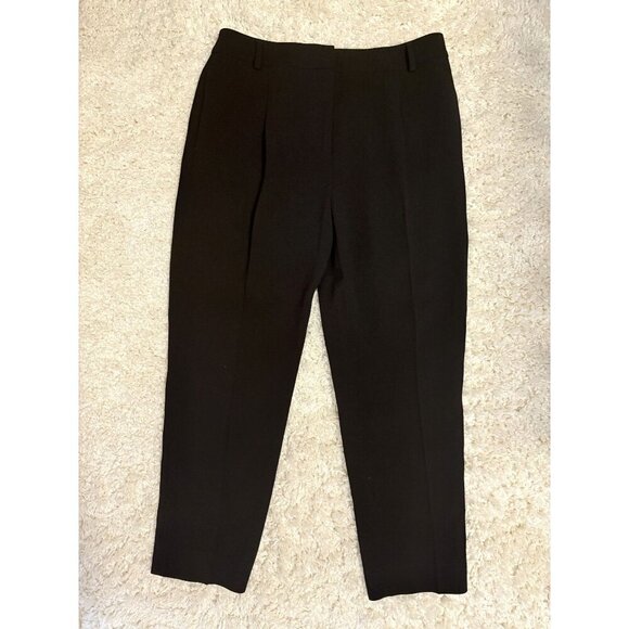 Weekend Max Mara Black Ankle-Length Dress Pants Size 8 - Picture 1 of 3